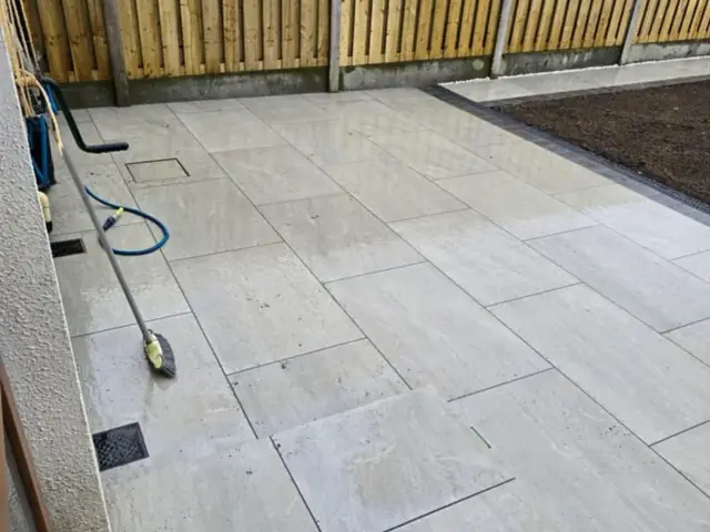 Patio Installation in Progress project by Blackthorne