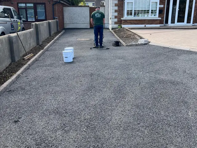 Tarmac Driveway Work in Progress project by Blackthorne